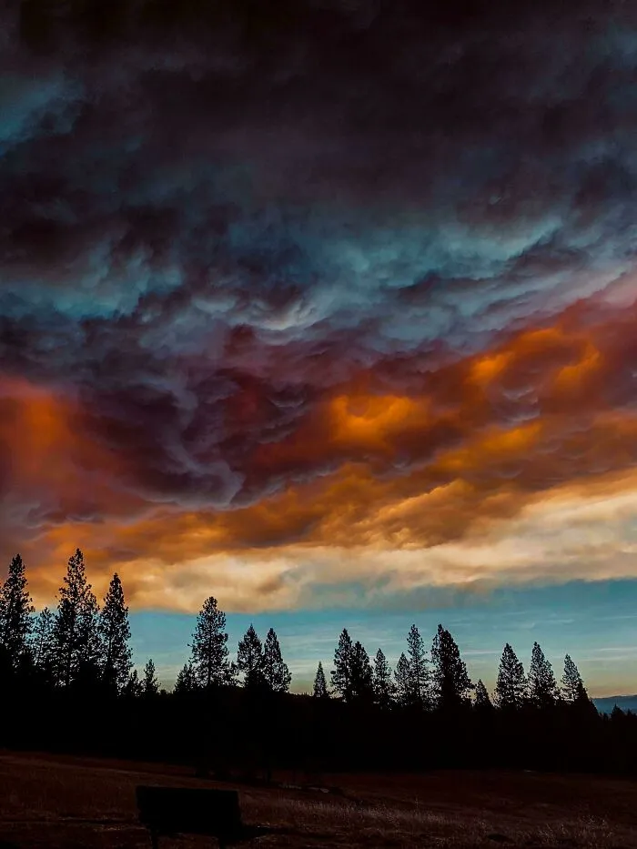 Ayer, un cielo apocalíptico en el norte de California debido al humo de los incendios cercanos