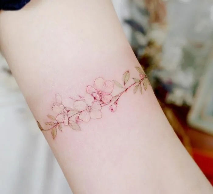 Cherry Blossoms Arm Band