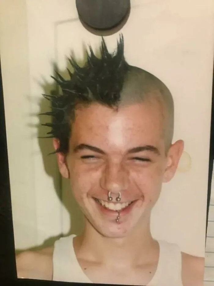Yo en el instituto
