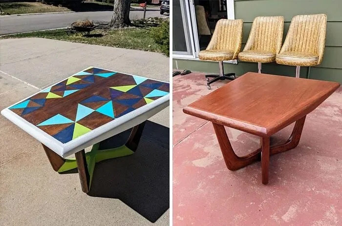 Reversed This $10 Fb Marketplace Kroehler Side Table