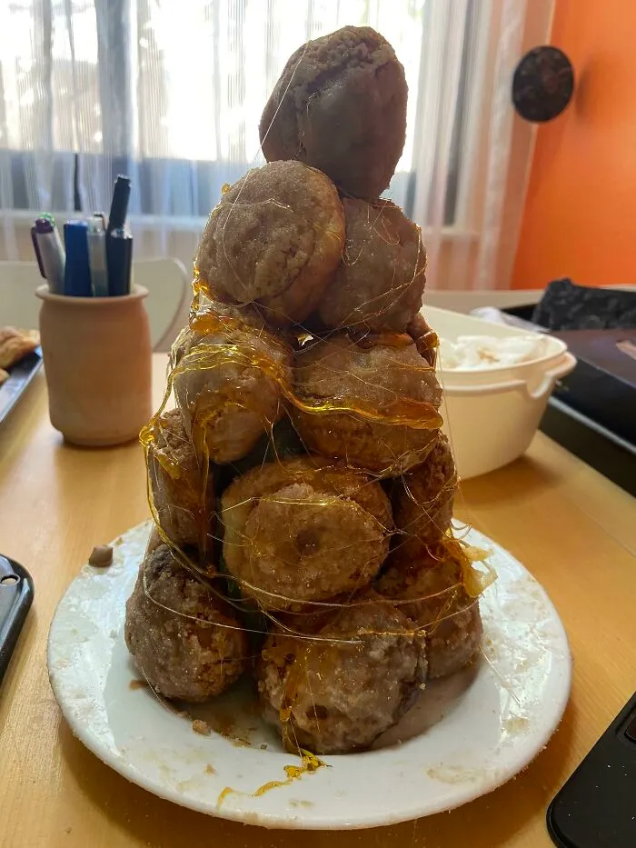 Un intento de croquembouche