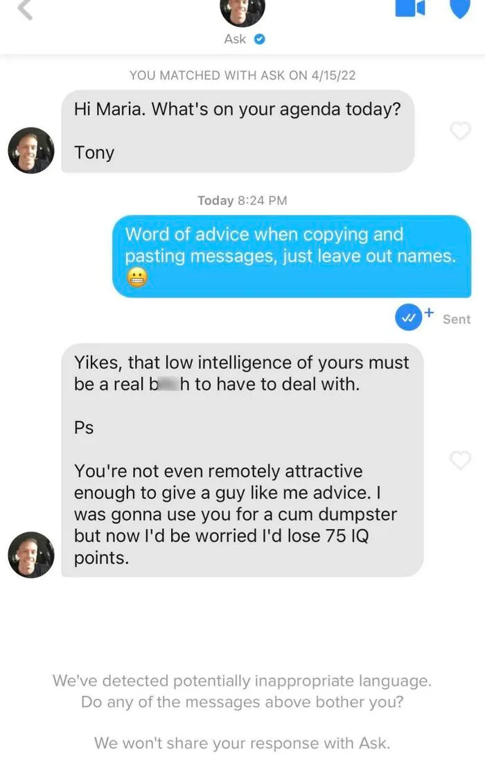 Not Mine, But Her Name's Not Maria