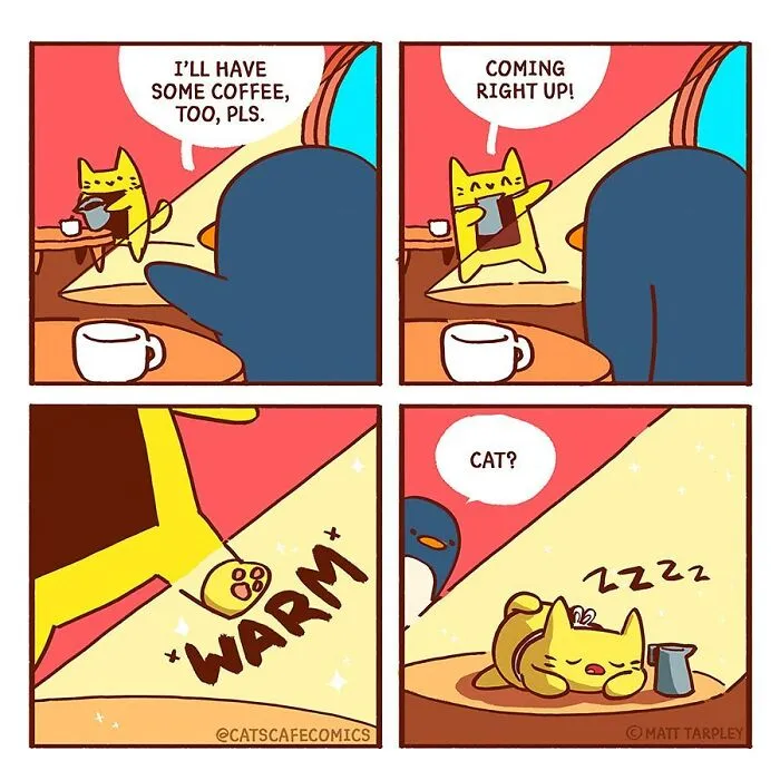 "A Calming Place Where Everyone Can Feel Welcome": 30 Comics By Matt Tarpley Depicting The Lives Of Cute Animals
