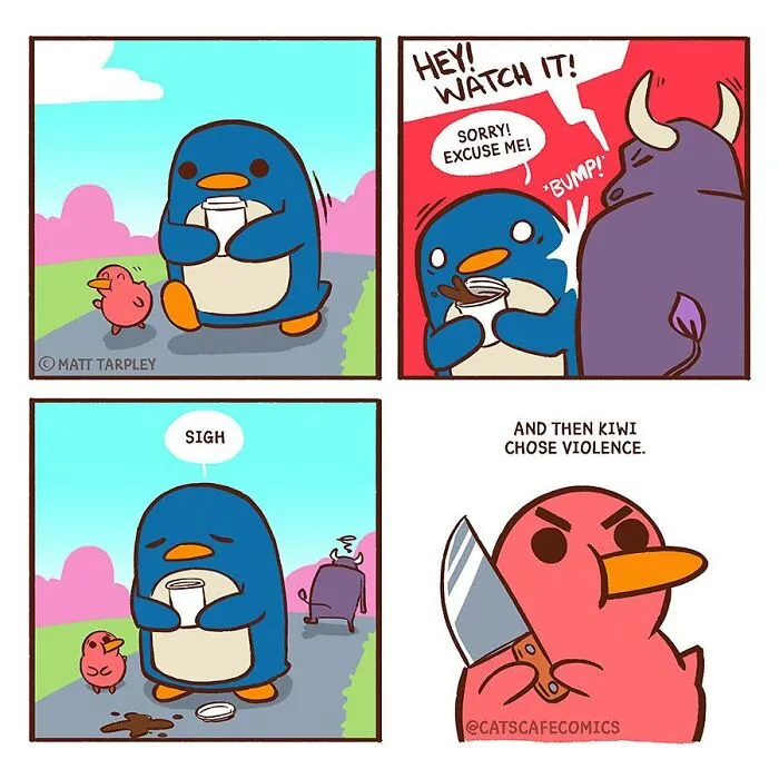 "A Calming Place Where Everyone Can Feel Welcome": 30 Comics By Matt Tarpley Depicting The Lives Of Cute Animals
