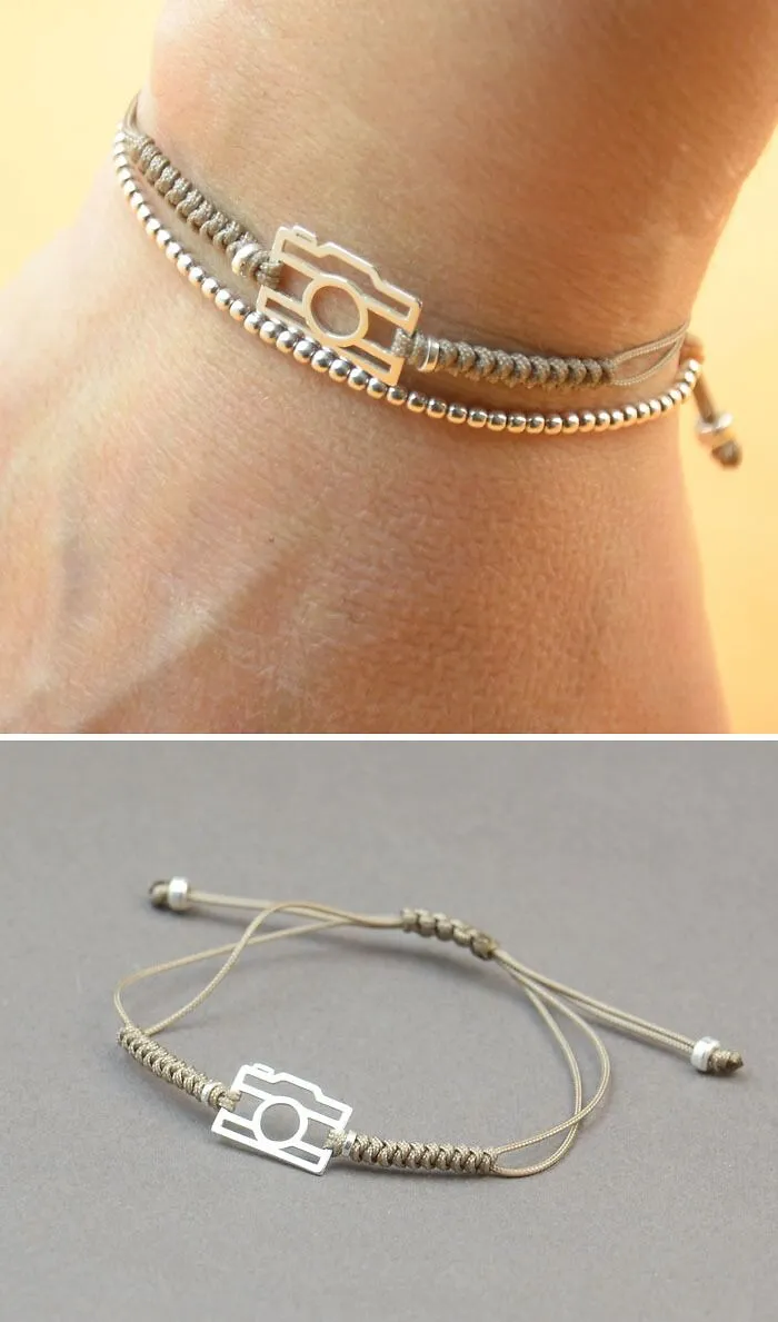 Camera Bangle Bracelet
