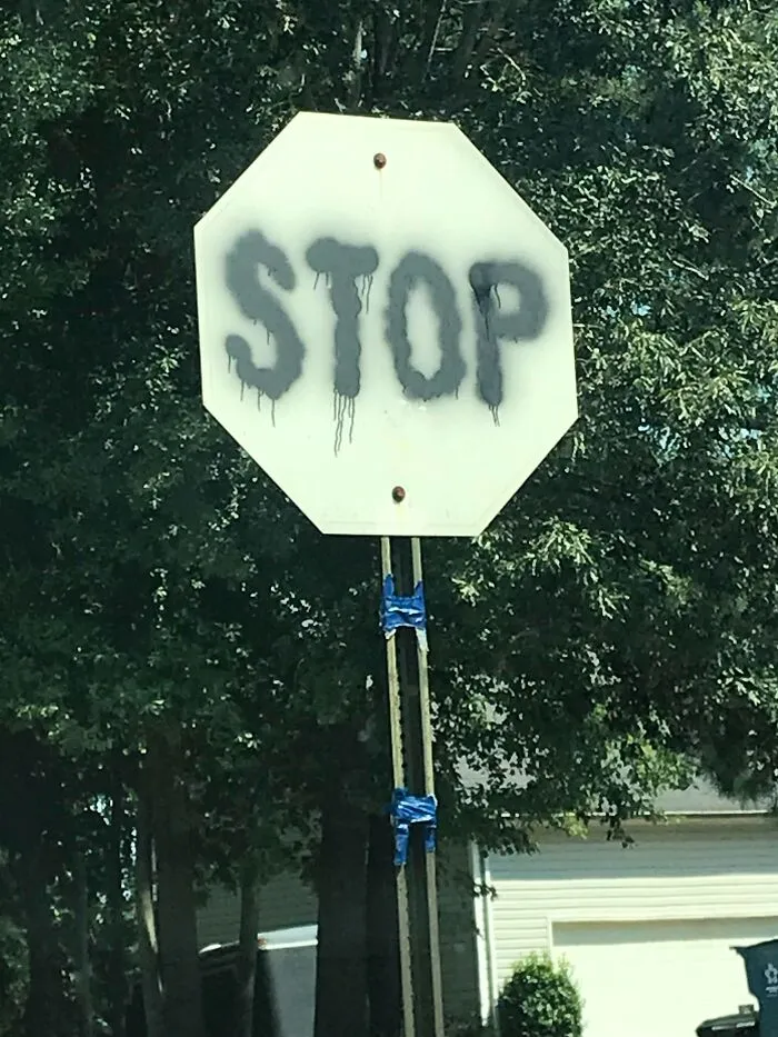 Stop, But Do It In A Goth Way