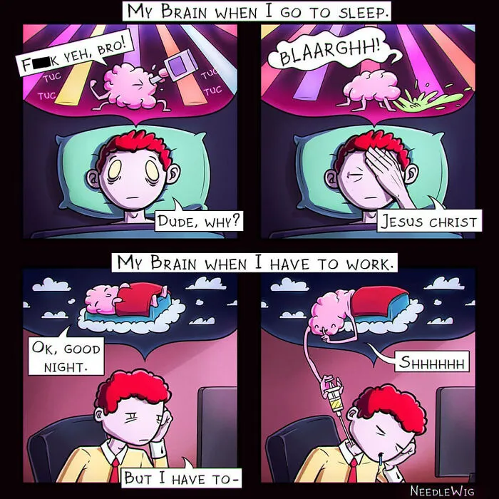 This Lithuanian Artist Loves Surprising People With His Dark Comics (40 New Pics)