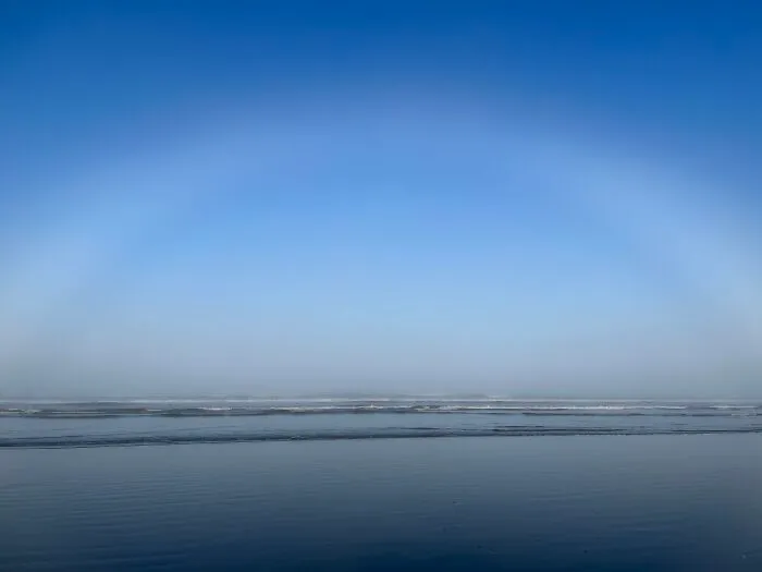 Rainbow Of Fog Ocean Shores, Wa