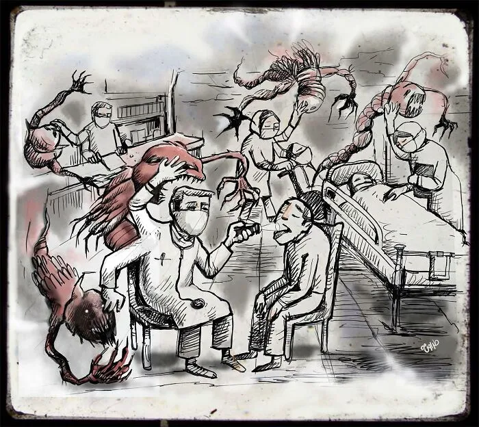 Esta artista revela lo que va mal con nuestra sociedad moderna en 26 ilustraciones satíricas