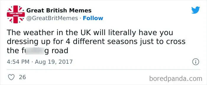 40 “Great British Memes” And Posts That Perfectly Describe The People Who Live There