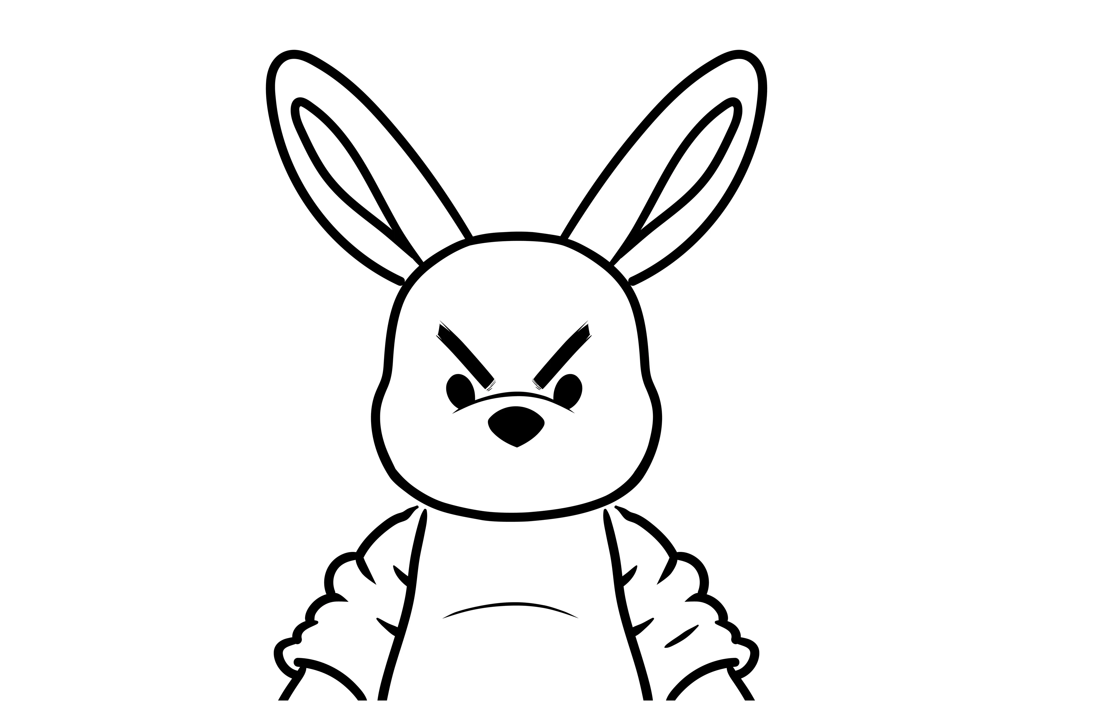 Courpal Stuffed Animals | Fearless Bunny Do Your Protector
