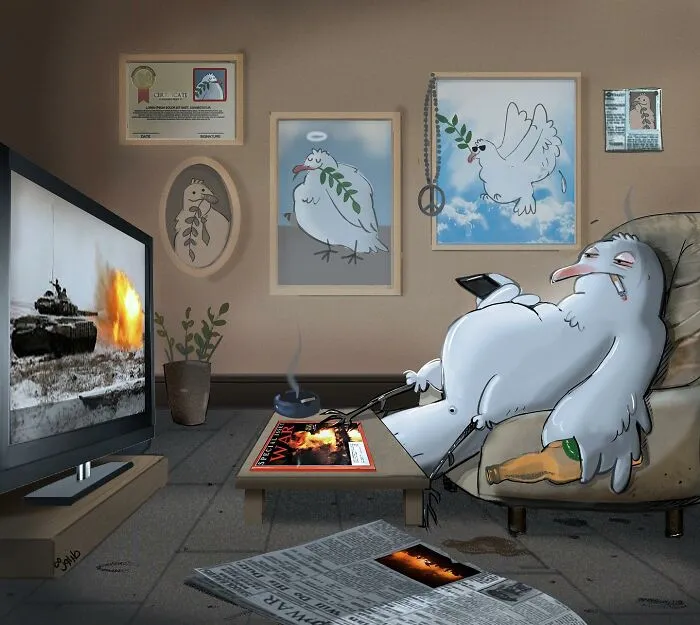 Esta artista revela lo que va mal con nuestra sociedad moderna en 26 ilustraciones satíricas