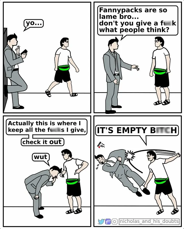 Artist Made These 31 Hilariously Absurd Comics With Ridiculously Unexpected Twists