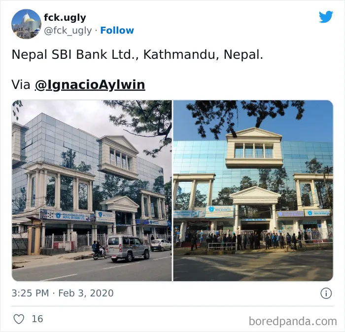 30 Times Architects Failed At Their Job, As Shared On This Twitter Page Dedicated To Ugly Buildings