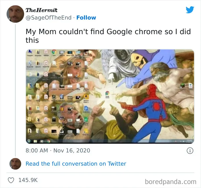 Madlad Strikes At His Mom