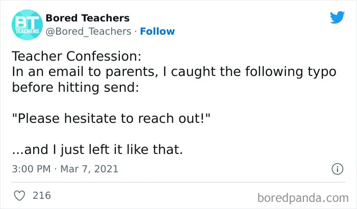 50 Times Teachers Tweeted Something So Hilarious, It Had To Be Shared