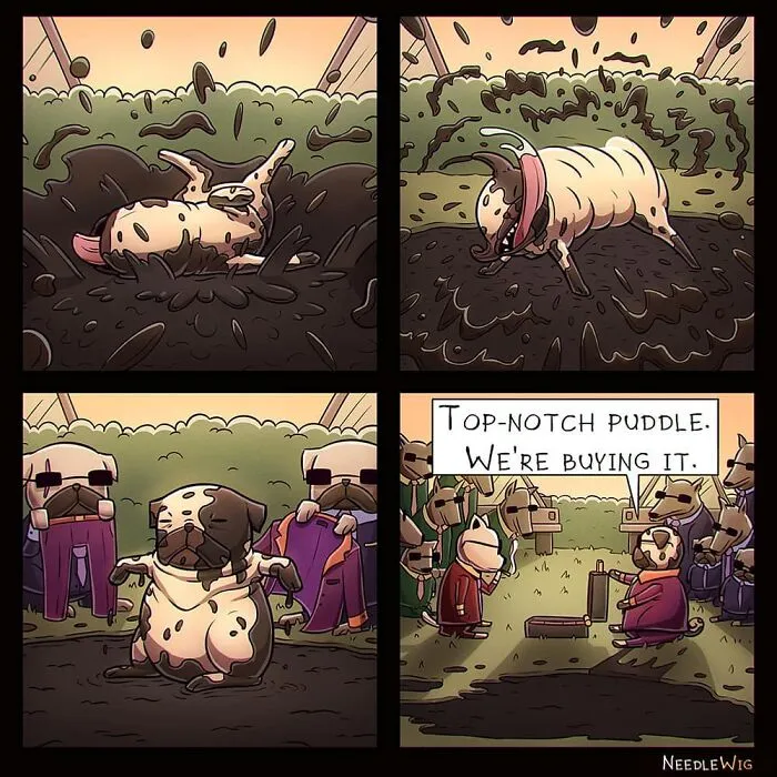 This Lithuanian Artist Loves Surprising People With His Dark Comics (40 New Pics)