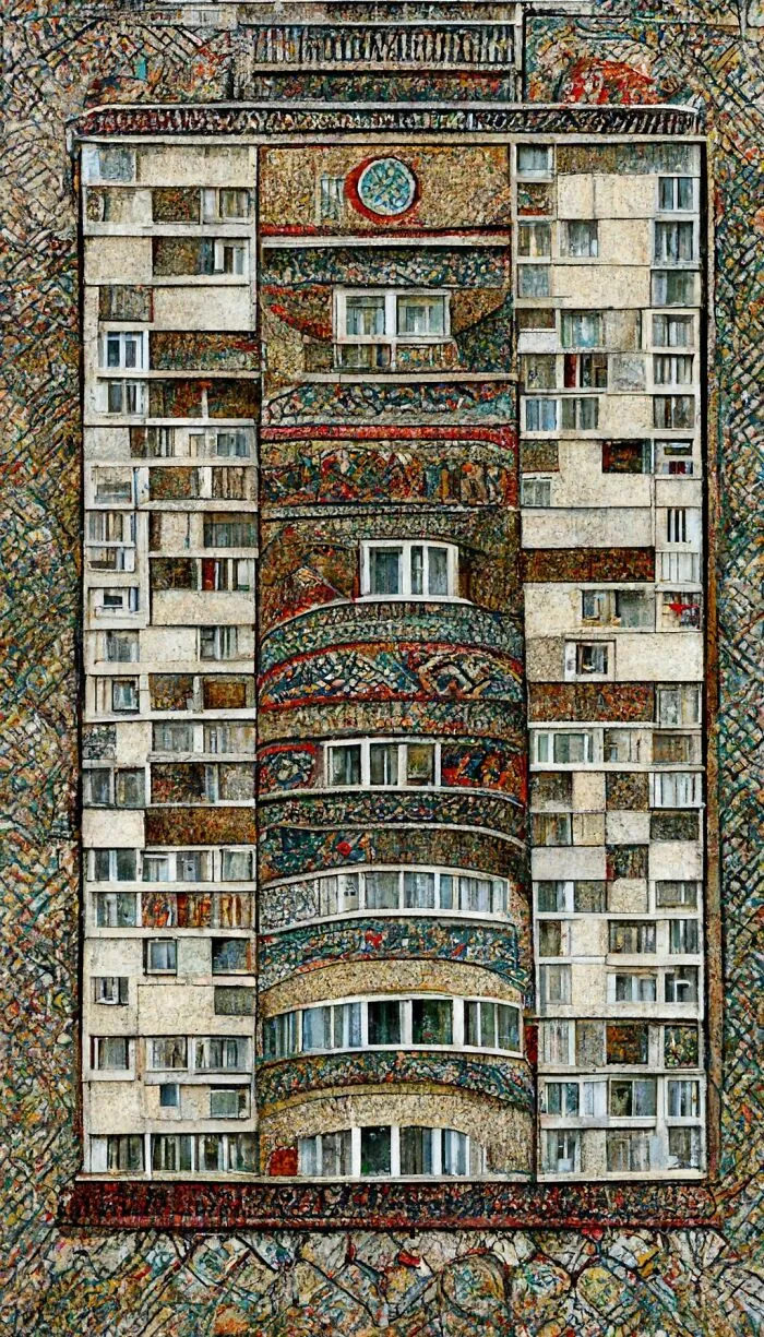 This Artist Tested The Abilities Of A.I. To Create Architectural Paintings In Different Styles (27 Pics)