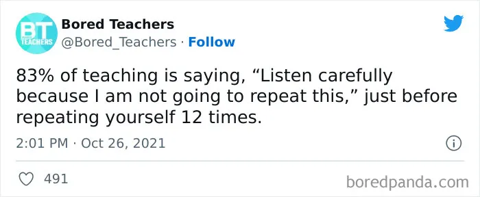 50 Times Teachers Tweeted Something So Hilarious, It Had To Be Shared