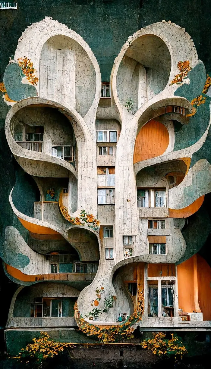 This Artist Tested The Abilities Of A.I. To Create Architectural Paintings In Different Styles (27 Pics)