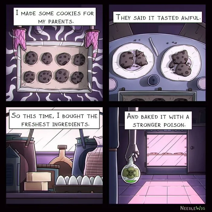This Lithuanian Artist Loves Surprising People With His Dark Comics (40 New Pics)