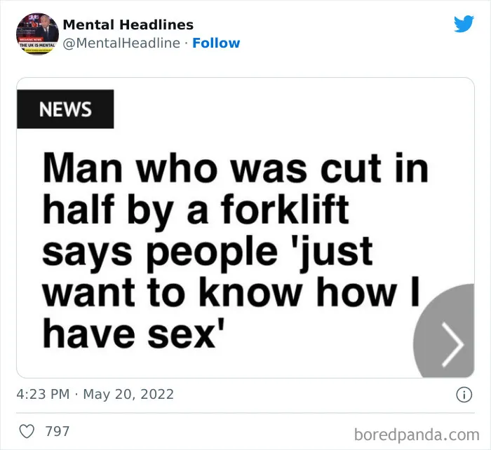 This Twitter Page Collects 50 Of The Funniest News Headlines Ever Spotted Online (New Posts)