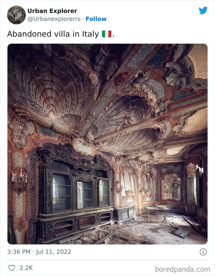 50 Of The Most Breathtaking Forgotten Places Shared On The ‘Urban Explorer’ Twitter Page