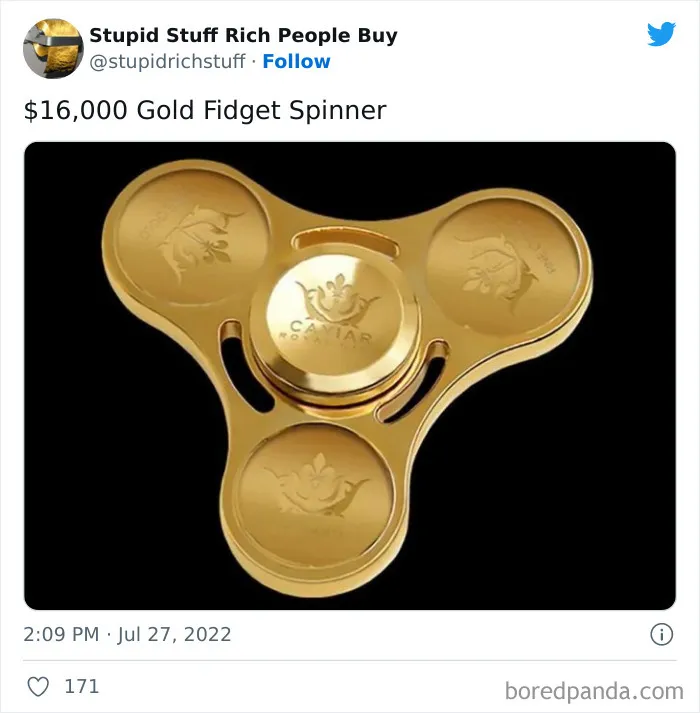 35 Times People Spotted Such Useless And Overpriced Items, They Could Only Describe Them As 'Stupid Stuff Rich People Buy'