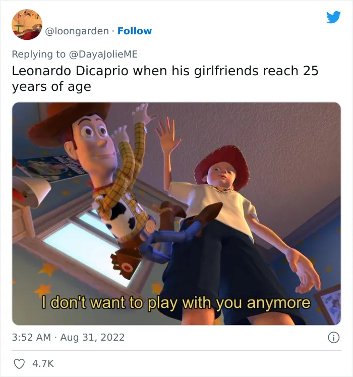 Leonardo DiCaprio Breaks Up With His 25-Year-Old Girlfriend And Twitter Can't Hold Back The Reactions, So Here Are 30 Of The Best Ones