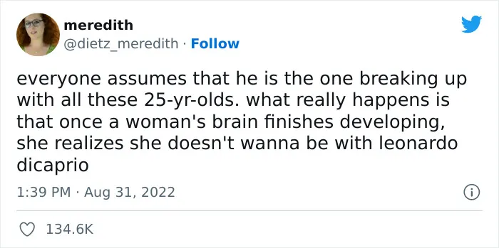 Leonardo DiCaprio Breaks Up With His 25-Year-Old Girlfriend And Twitter Can't Hold Back The Reactions, So Here Are 30 Of The Best Ones