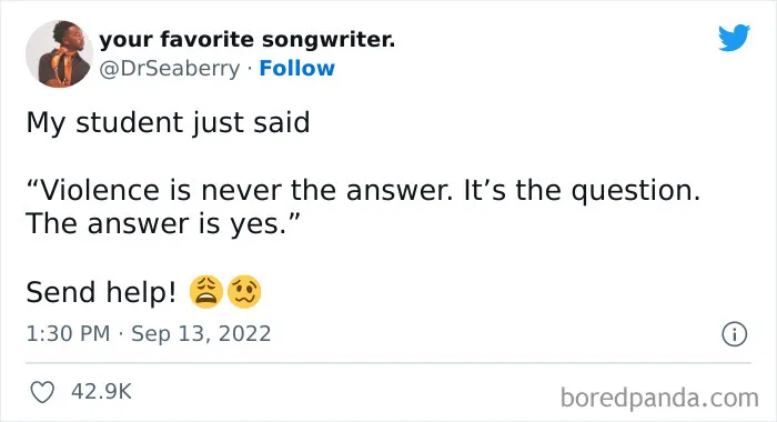 50 Times Teachers Tweeted Something So Hilarious, It Had To Be Shared