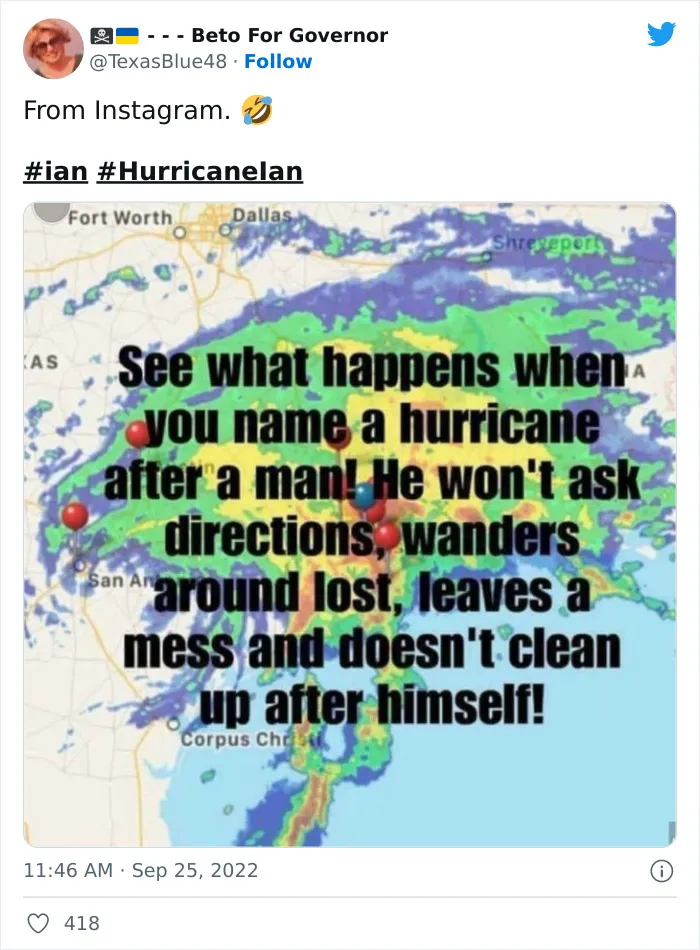 30 Of The Best Memes And Jokes About Hurricane Ian To Keep All The Florida Men Sane