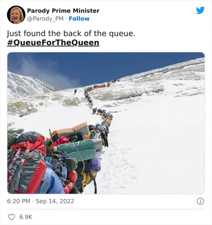 30 Of The Best Memes And Reactions To The Very British Queue Throughout London To See The Queen In State At Westminster