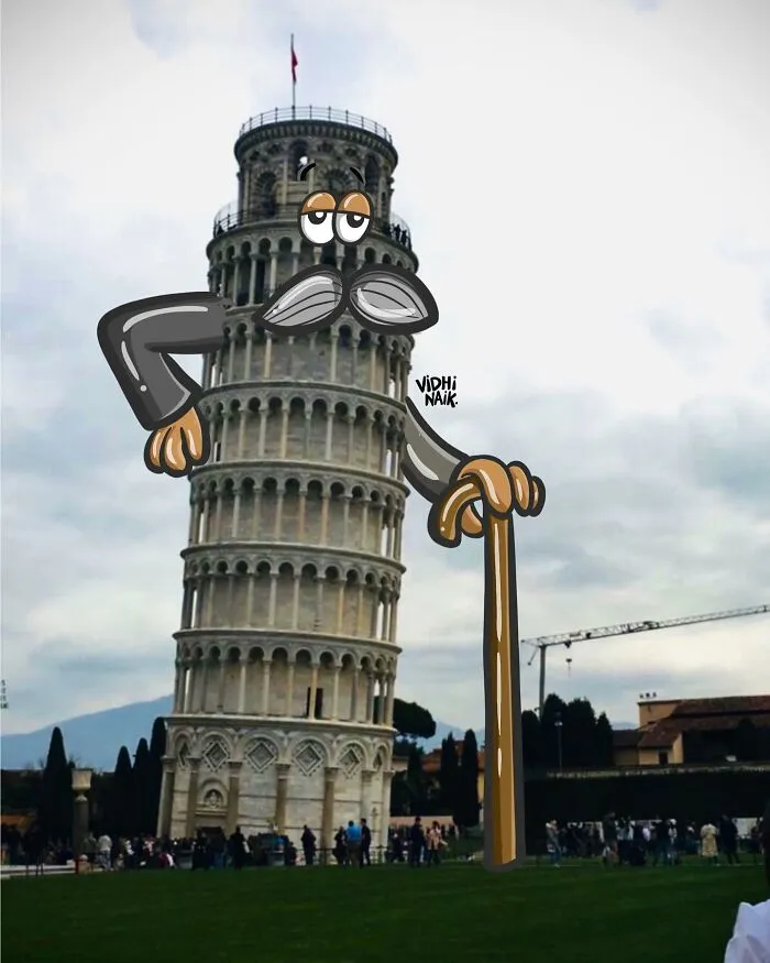 This Artist Drew These 39 Illustrations And They Interact With Everyday Objects (New Pics)