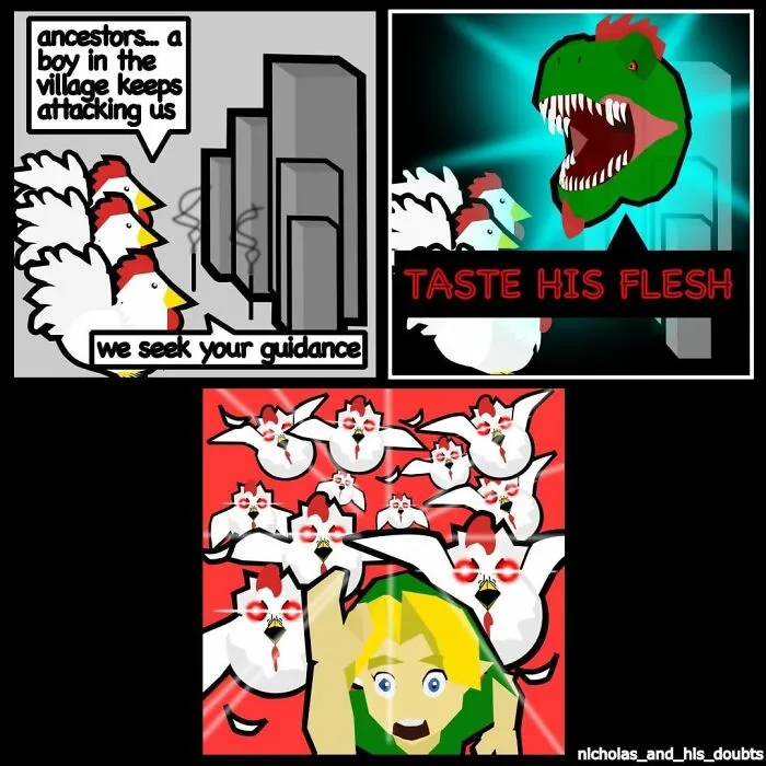 Artist Made These 31 Hilariously Absurd Comics With Ridiculously Unexpected Twists