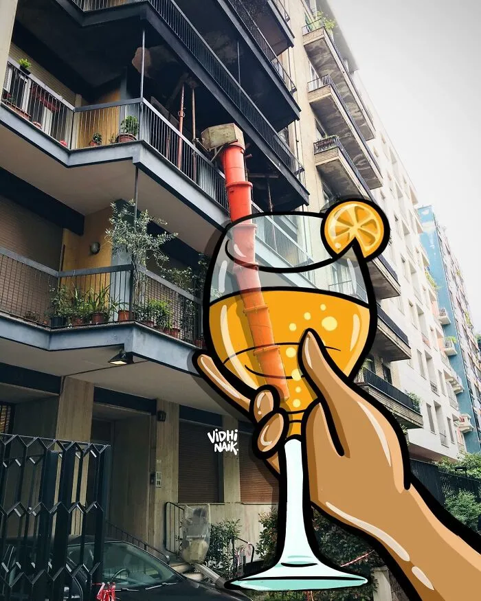 This Artist Drew These 39 Illustrations And They Interact With Everyday Objects (New Pics)