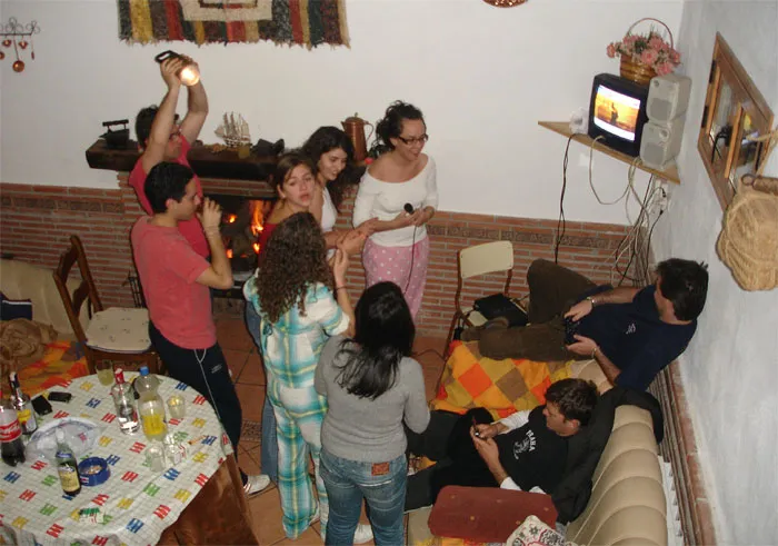 Party Where Everyone Talks For Hours