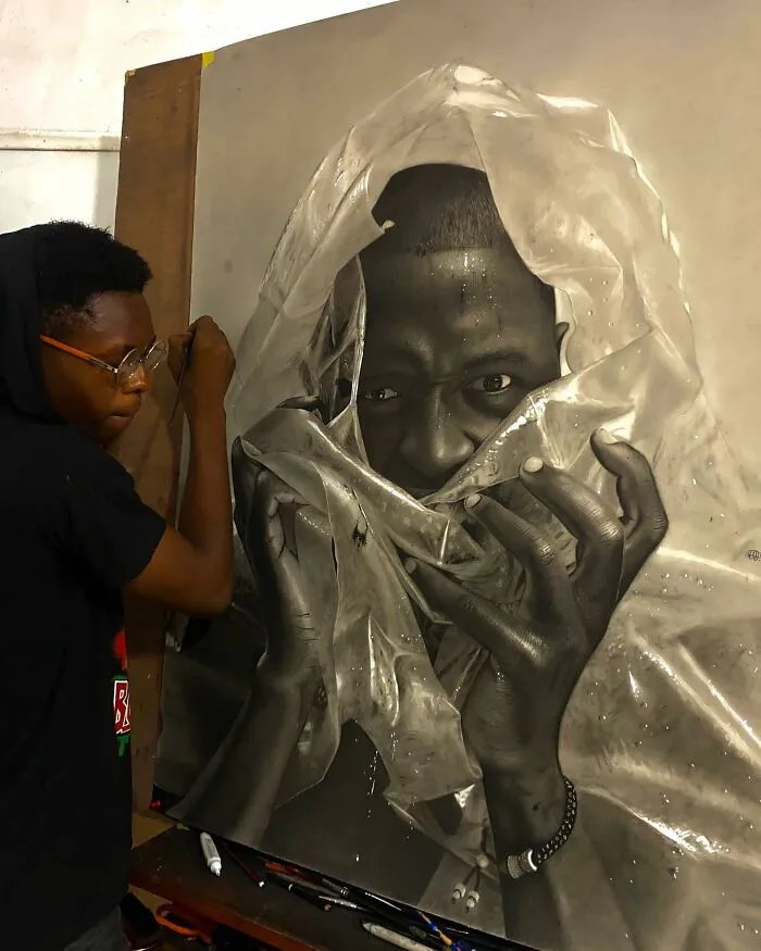 Surprisingly Realistic: 27 Charcoal Drawings By This Artist