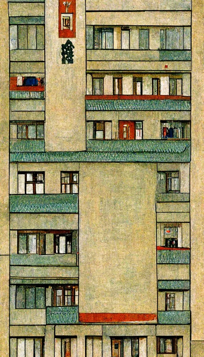 This Artist Tested The Abilities Of A.I. To Create Architectural Paintings In Different Styles (27 Pics)