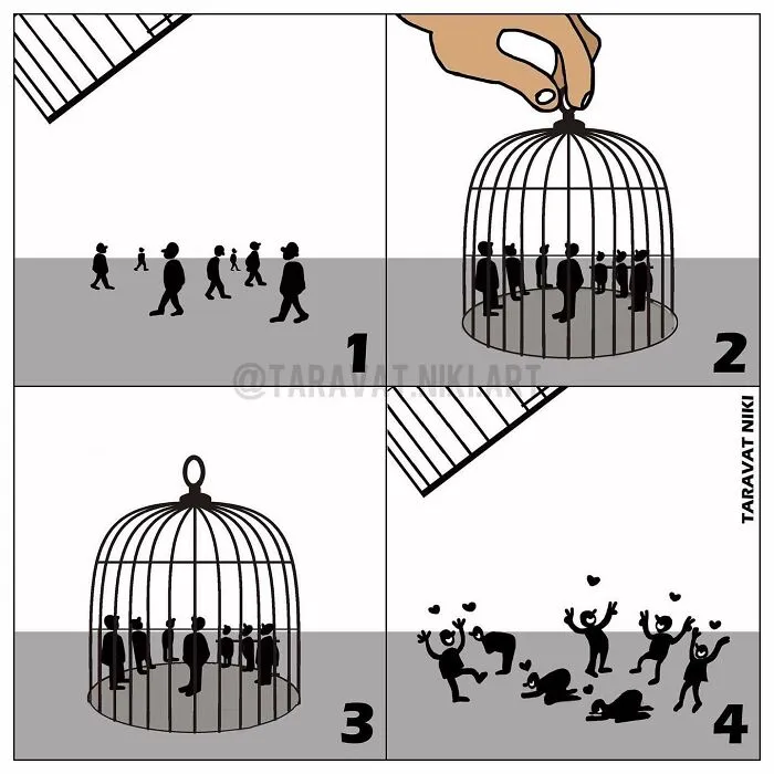 Artist Reveals What’s Wrong With Our Modern Society In These 30 Satirical Illustrations