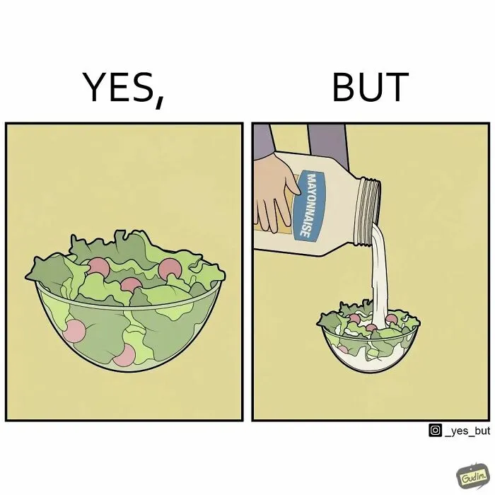 Artist Captures The Irony Of Everyday Moments In 26 “Yes, But” Illustrations (New Pics)
