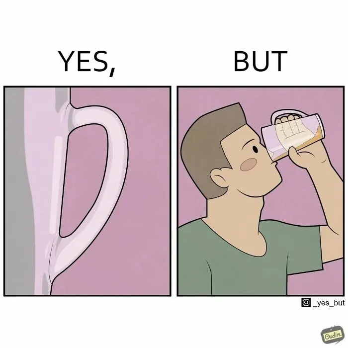 Artist Captures The Irony Of Everyday Moments In 26 “Yes, But” Illustrations (New Pics)
