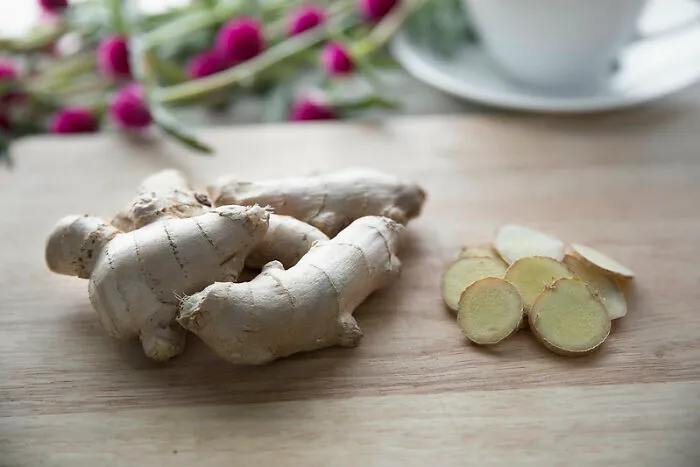Peeling Ginger With A Spoon