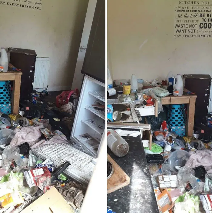 This Is My Girlfriend's Neighbors' House, It's A Large Family Of Around Maybe 7-8 That I've Seen (They Just Got Evicted)