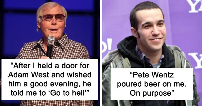 40 Times People Regretted Meeting Celebrities In Real Life Due To It Getting Awkward