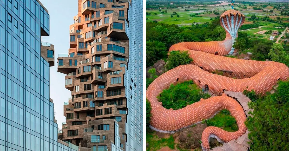 20 Edificios muy singulares y creativos de alrededor del mundo, compartidos en esta cuenta de Twitter