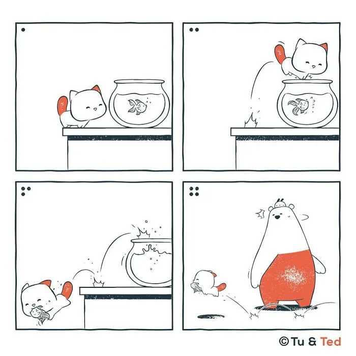 We Make Wordless Comics That Show That Life Can Be Pure And Simple (30 Pics)