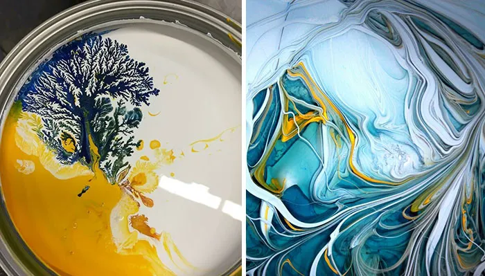30 Fotos muy llamativas de "pintura sin mezclar", compartidas en este grupo online