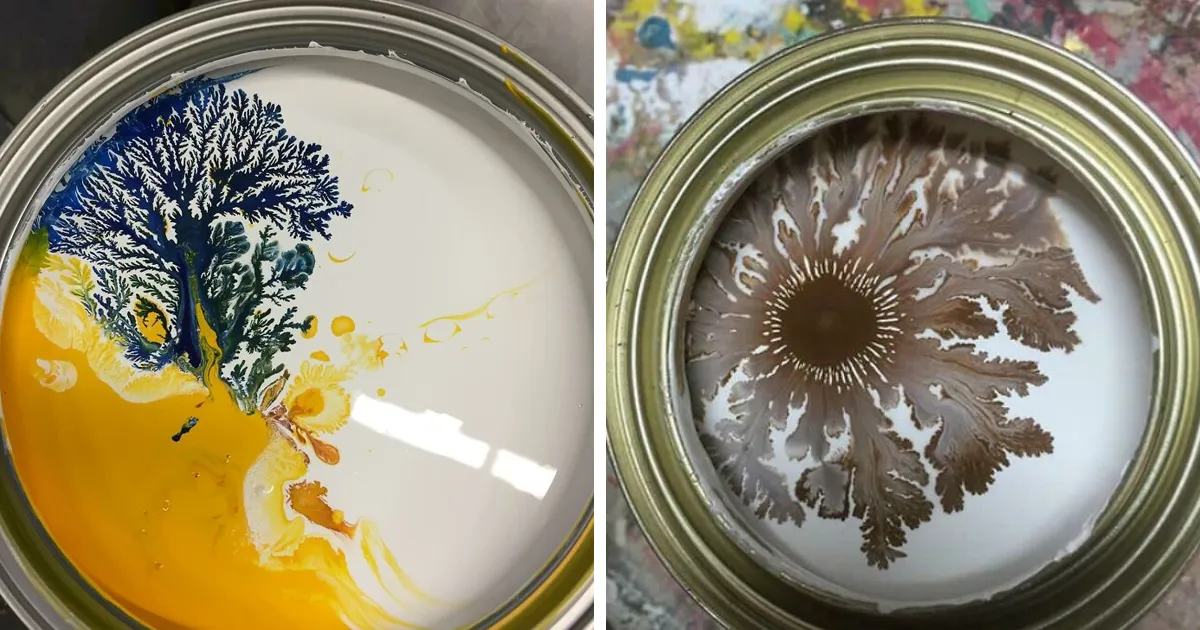 30 Fotos muy llamativas de "pintura sin mezclar", compartidas en este grupo online