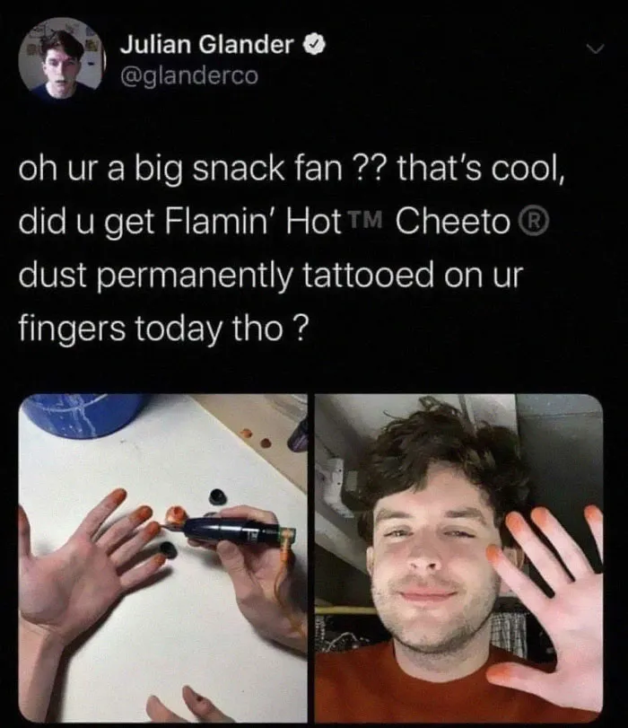 Imagine Liking Cheetos That Much